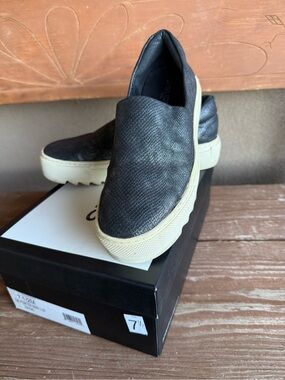 J/Slides Platform Slip-Ons 7.5 Dark Pewter